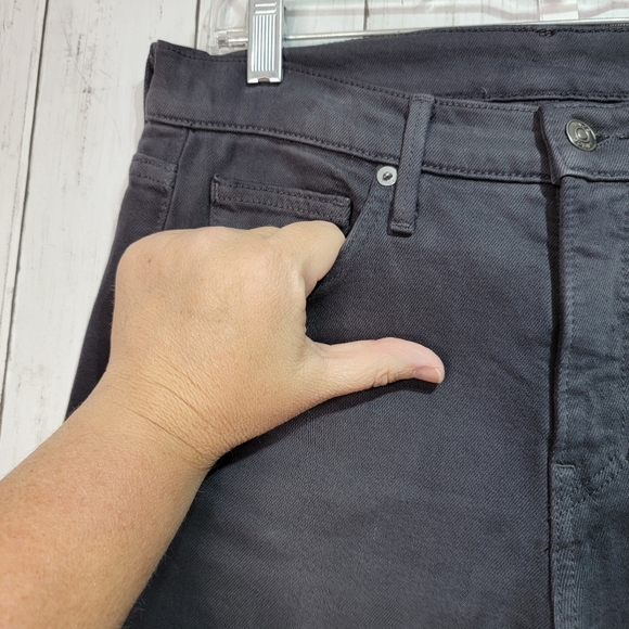 Vince Women's Skinny Crop Cotton Stretch Denim Jeans Slate Gray Size 28. - Picture 3 of 6